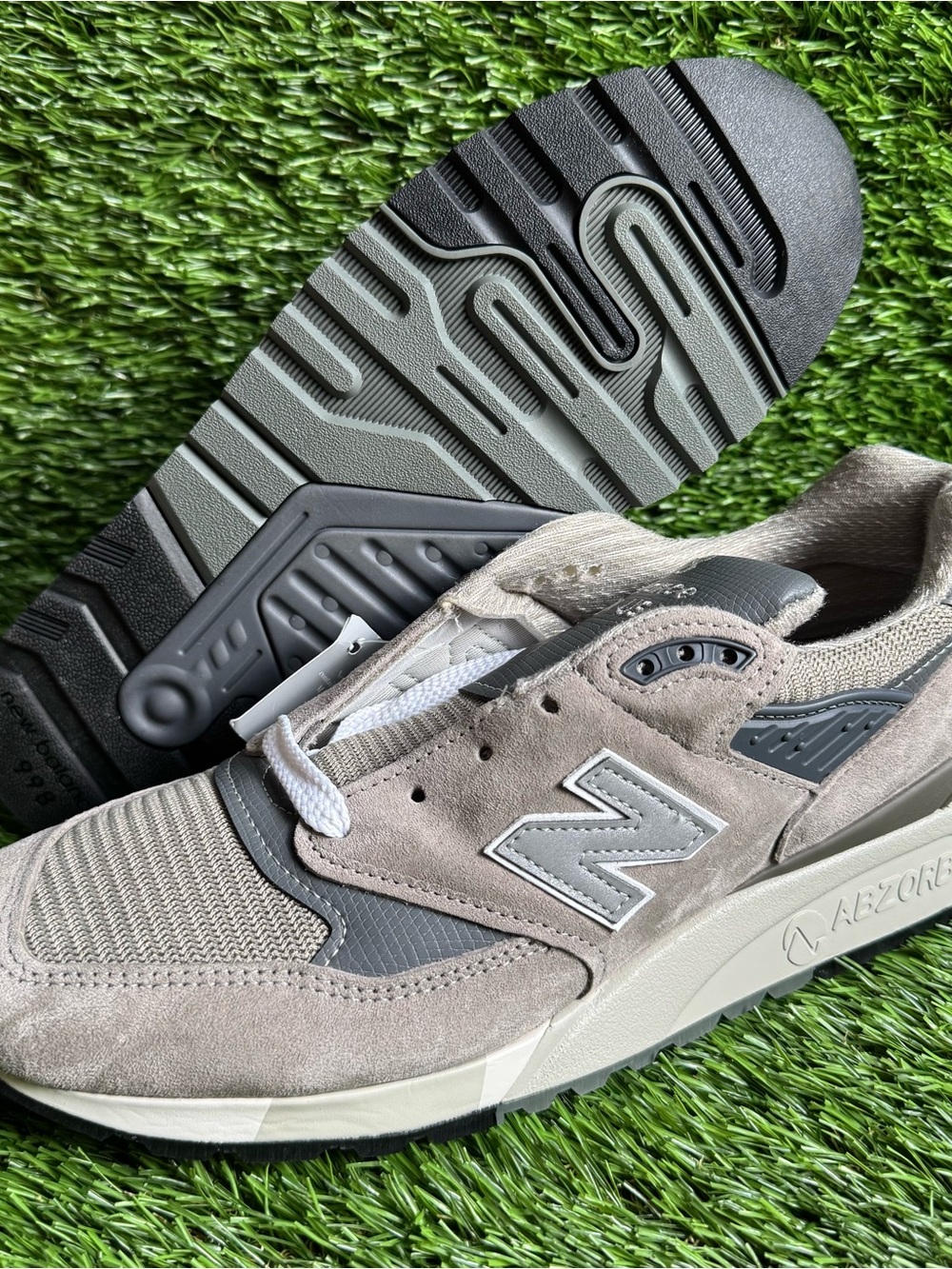 New Balance 998 Grey Shoes Sneakers Made In USA Men’s Size 9 New U998GR